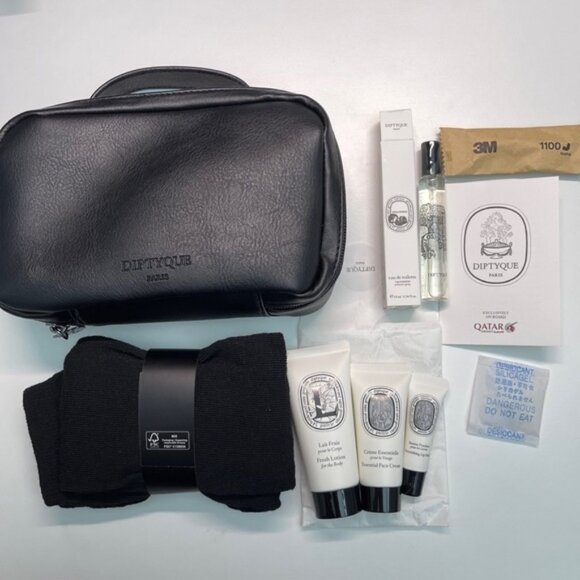 diptyque Other - Diptyque Philosykos 10ml Qatar Airways Black leather Case Travel Lotions Creams